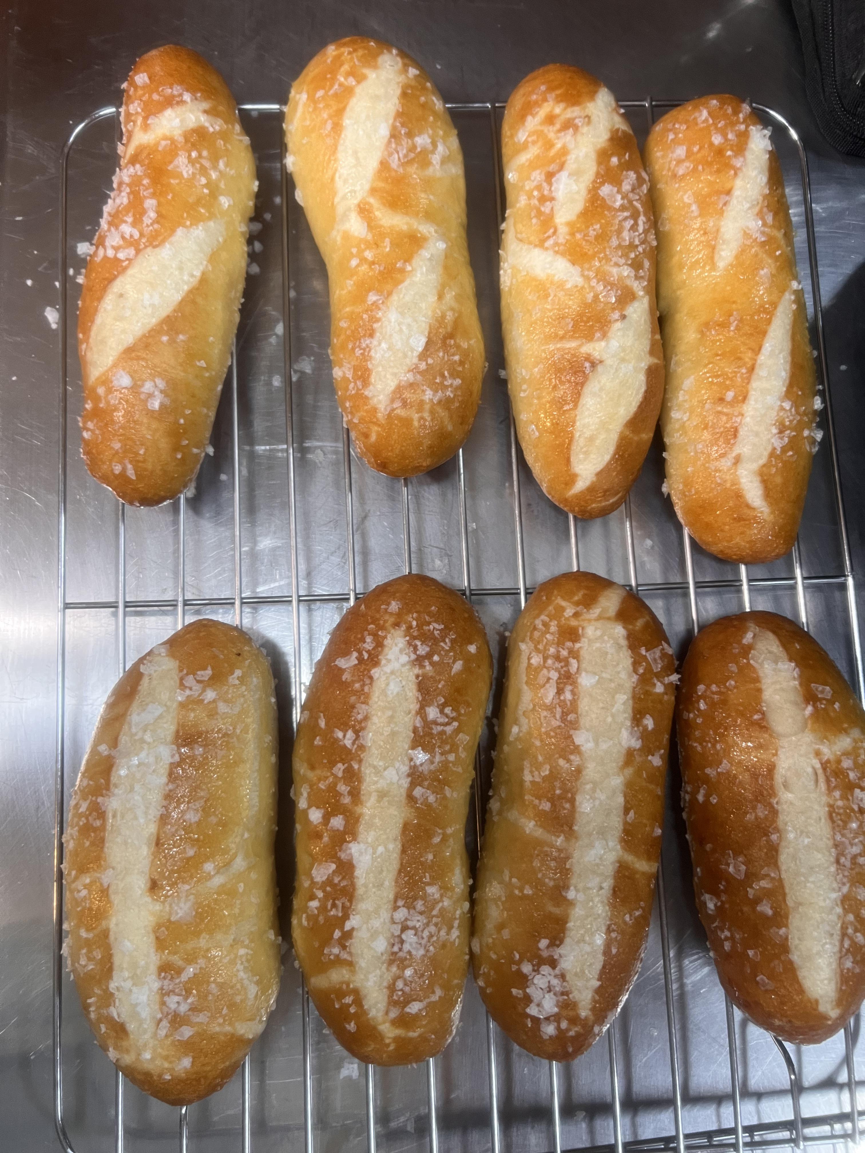 Colleen Vergara's pretzels and pretzel dogs