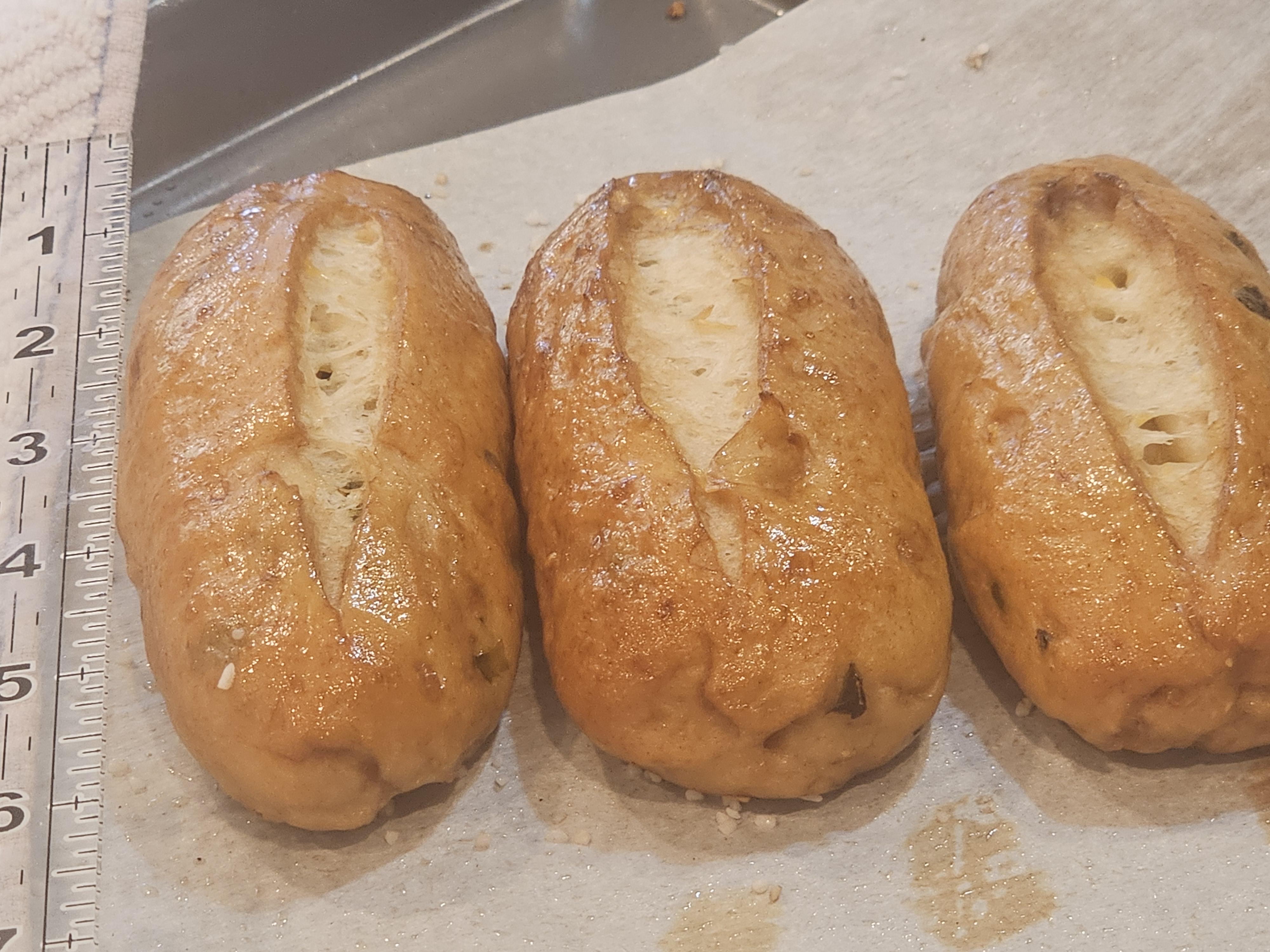 Mauvette Bailey's jalapeño cheddar pretzel dogs
